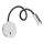 Ideal Lux - Lámpara LED flexible pequeña FOCUS LED/3,5W/230V CRI 90 gris/cromo brillante