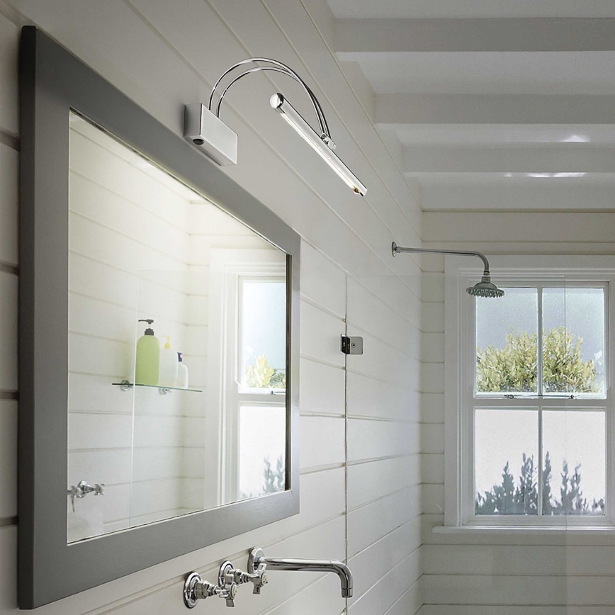 Ideal Lux - Lámpara LED para cuadros MIRROR LED/4,6W/230V cromo brillante