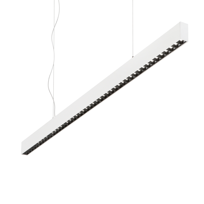 Ideal Lux - Lámpara LED suspendida con cable OFFICE LED/30W/230V 4000K CRI 90 blanca
