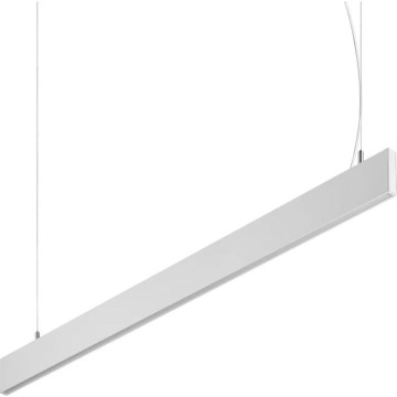 Ideal Lux - Lámpara LED suspendida en cable STEEL LED/29W/230V 3000K CRI 90 120 cm blanca