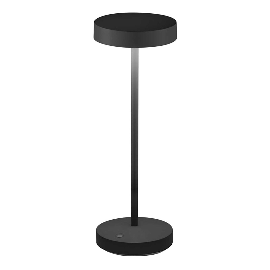 Ideal Lux - Lámpara LED táctil de exterior TOFFEE LED/2W/230V 2200 mAh CRI 90 IP54 negro