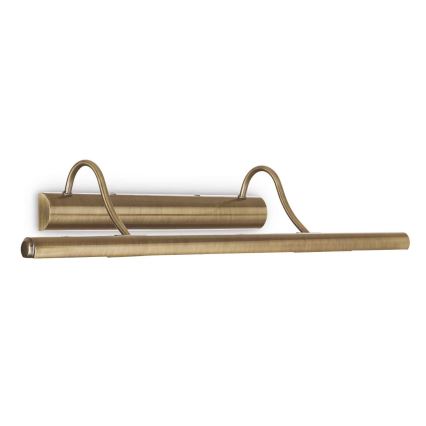 Ideal Lux - Lámpara para cuadros 4xG9/28W/230V bronce