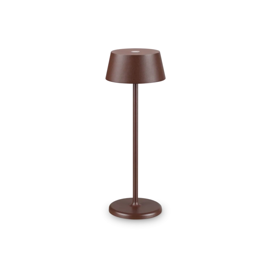 Ideal Lux - Lámpara exterior táctil LED regulable PURE LED/1,5W/3,7V 2200 mAh CRI 90 IP54 marrón