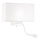 Ideal Lux - LED Aplique flexible HOTEL 1xE27/60W/230V + LED/1,5W blanco