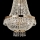 Ideal Lux - LED Lámpara colgante de cristal CAESAR 12xG9/3W/230V diá. 55 cm dorado