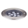 Ideal Lux - LED Lámpara empotrable de suelo FLOOR LED/12W/230V diá. 14 cm CRI 90 IP67 cromo brillante