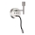 Ideal Lux - LED Lámpara flexible con soporte SET UP 1xE27/42W + LED/3W/230V CRI 90 USB cromo brillante