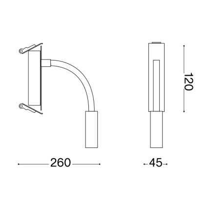 Ideal Lux - LED Lámpara flexible pequeña IO LED/3W/230V CRI 90 blanco