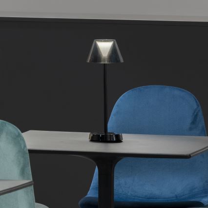 Ideal Lux - LED Lámpara táctil regulable LOLITA LED/2,8W/5V 2200 mAh IP54 negro