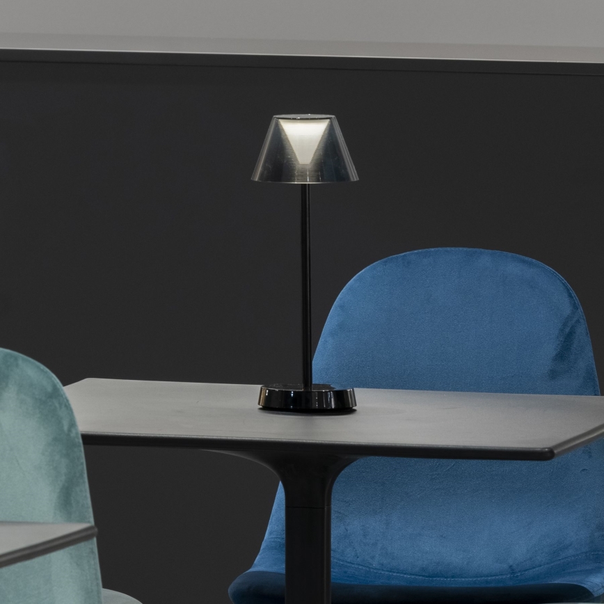 Ideal Lux - LED Lámpara táctil regulable LOLITA LED/2,8W/5V 2200 mAh IP54 negro