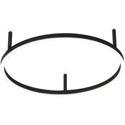 Ideal Lux - Plafón LED ORACLE SLIM LED/29W/230V 2700K CRI 90 Ø 50 cm negro