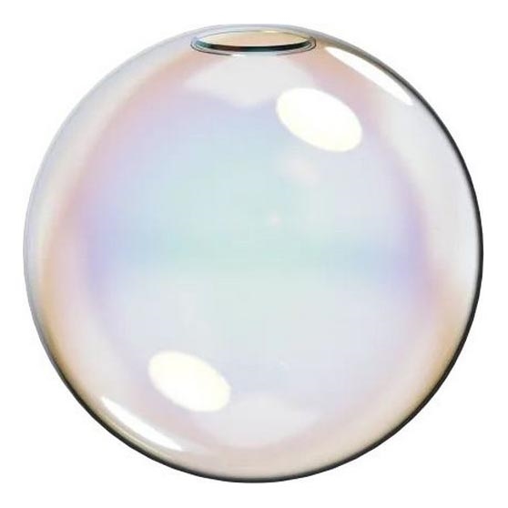 Ideal Lux - Pantalla de recambio para candelabro MAPA diá. 20 cm transparente