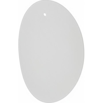 Ideal Lux - Pantalla de repuesto para candelabro y luminaria de techo OVALINO, blanca