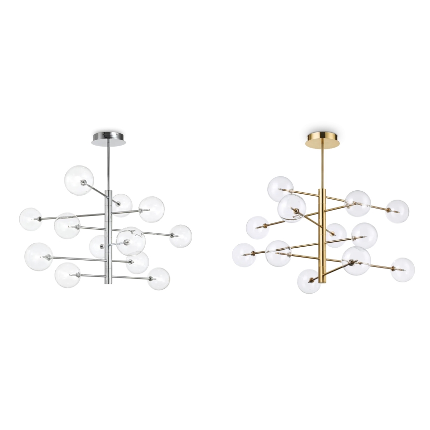 Ideal Lux - Pantalla de repuesto para lámpara y araña EQUINOXE, Ø 15 cm, transparente