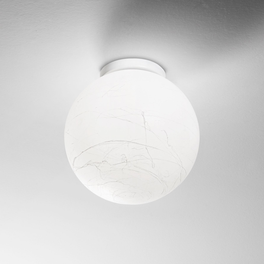 Ideal Lux - Plafón CARTA 1xE27/25W/230V diá. 30 cm blanco
