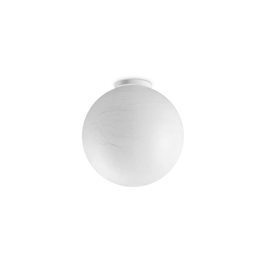 Ideal Lux - Plafón CARTA 1xE27/25W/230V diá. 30 cm blanco
