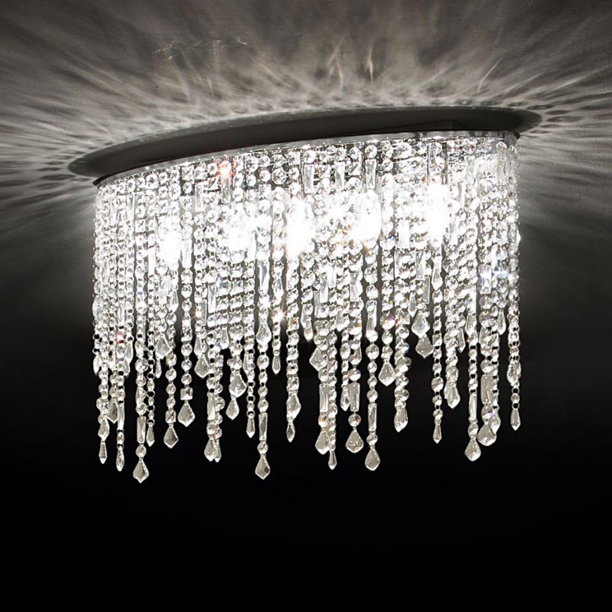 Ideal Lux - Plafón cristal 5xE14/40W/230V