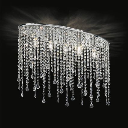 Ideal Lux - Plafón cristal 5xE14/40W/230V