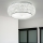 Ideal Lux - Plafón de cristal PASHA 14xE14/40W/230V diá. 65 cromo brillante
