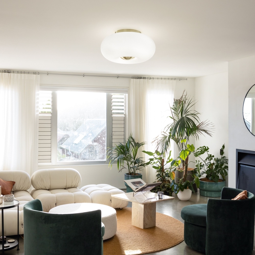 Ideal Lux - Plafón LED ARIZONA 5xGX53/9W/230V diá. 50 cm blanco