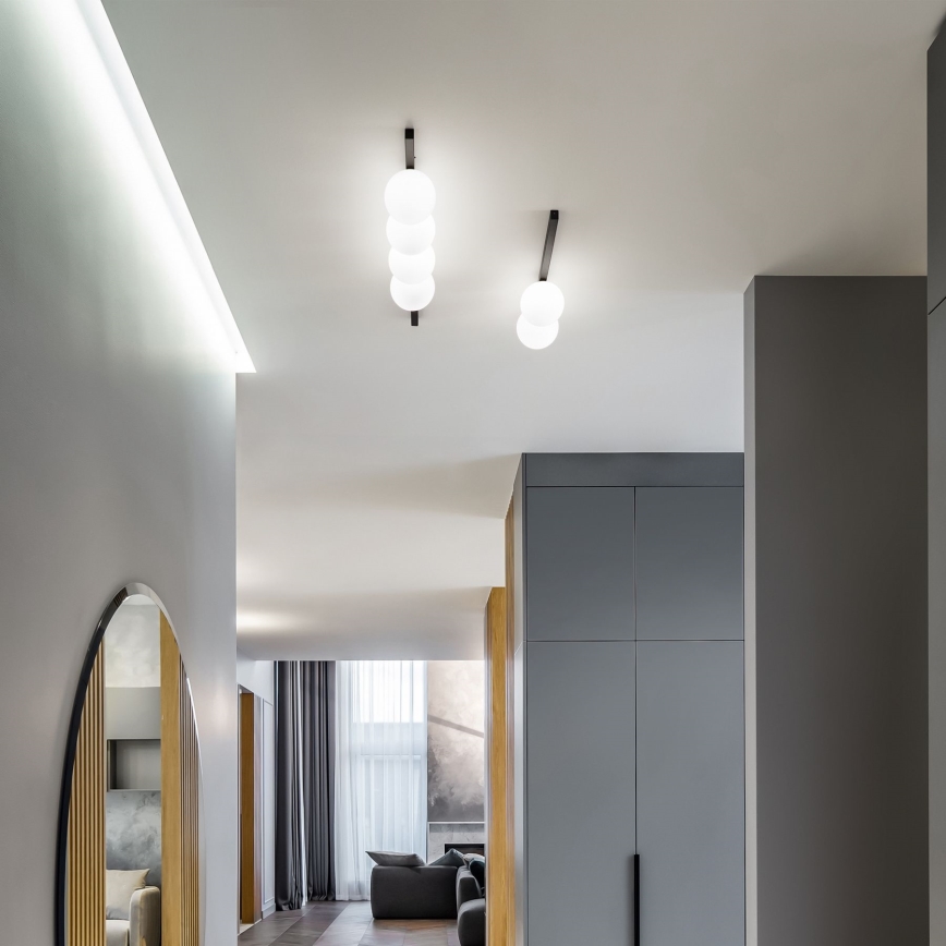 Ideal Lux - Plafón LED BINOMIO 4xG9/3W/230V negro