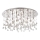 Ideal Lux - Plafón LED de cristal MOONLIGHT 15xG9/3W/230V diá. 80 cm cromo brillante