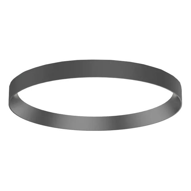 Ideal Lux - Plafón LED FLY LED/26W/230V 2700K diá. 45 cm CRI 90 IP40 negro