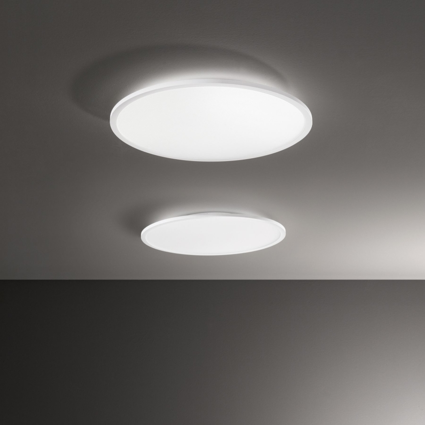 Ideal Lux - Plafón LED FLY LED/68W/230V 3000K diá. 90 cm CRI 90 IP40 blanco