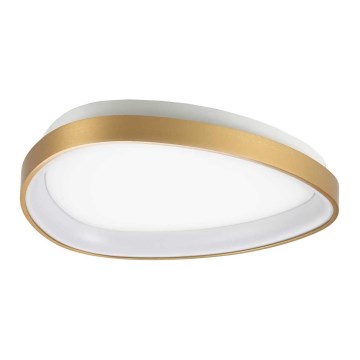 Ideal Lux - Plafón LED GEMINI LED/23W/230V diá. 42,5 cm CRI 90 dorado