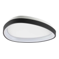 Ideal Lux - Plafón LED GEMINI LED/23W/230V diá. 42,5 cm CRI 90 negro