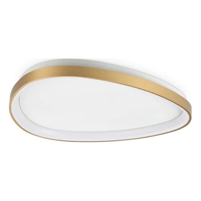 Ideal Lux - Plafón LED GEMINI LED/30W/230V diá. 61 cm CRI 90 dorado