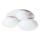 Ideal Lux - Plafón LED NINFEA 3xGX53/9W/230V blanco
