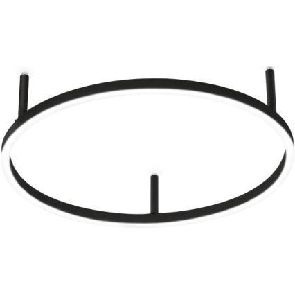Ideal Lux - Plafón LED ORACLE SLIM LED/29W/230V 4000K diá. 50 cm negro