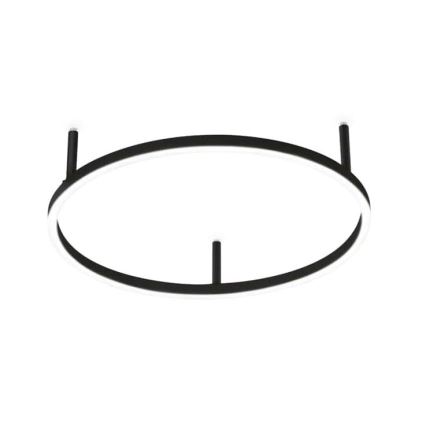 Ideal Lux - Plafón LED ORACLE SLIM LED/32W/230V 3000K diá. 50 cm negro