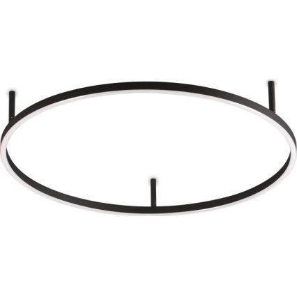 Ideal Lux - Plafón LED ORACLE SLIM LED/37W/230V 2700K diá. 70 cm negro