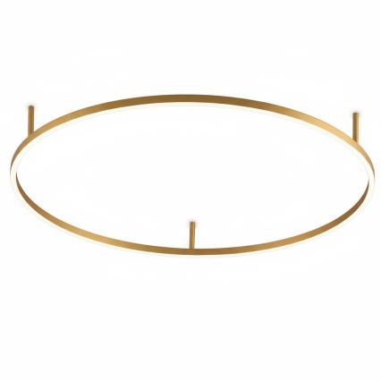 Ideal Lux - Lámpara LED de techo ORACLE SLIM LED/37W/230V 3000K CRI 90 Ø 70 cm dorada