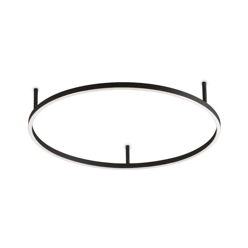 Ideal Lux - Plafón LED ORACLE SLIM LED/38W/230V 3000K diá. 70 cm negro