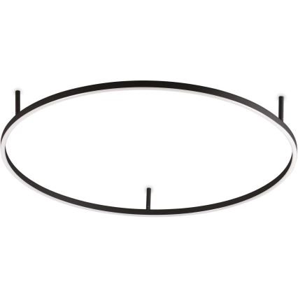 Ideal Lux - Plafón LED ORACLE SLIM LED/55W/230V 3000K diá. 90 cm negro