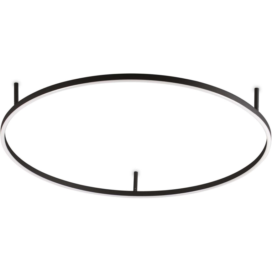 Ideal Lux - Plafón LED ORACLE SLIM LED/55W/230V 3000K diá. 90 cm negro