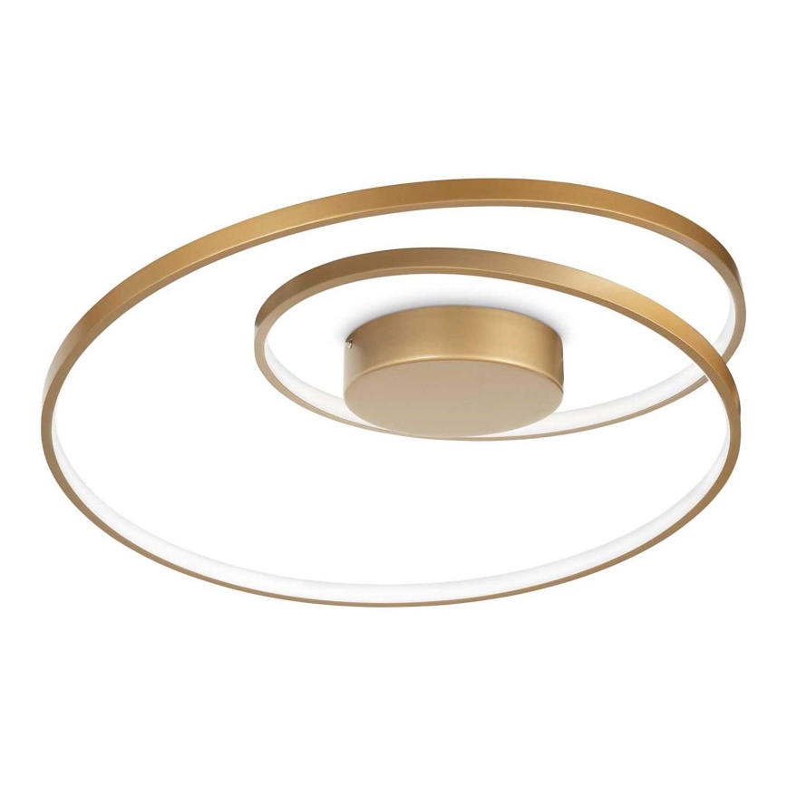 Ideal Lux - Plafón LED OZ LED/47W/230V diá. 60 cm CRI 90 dorado
