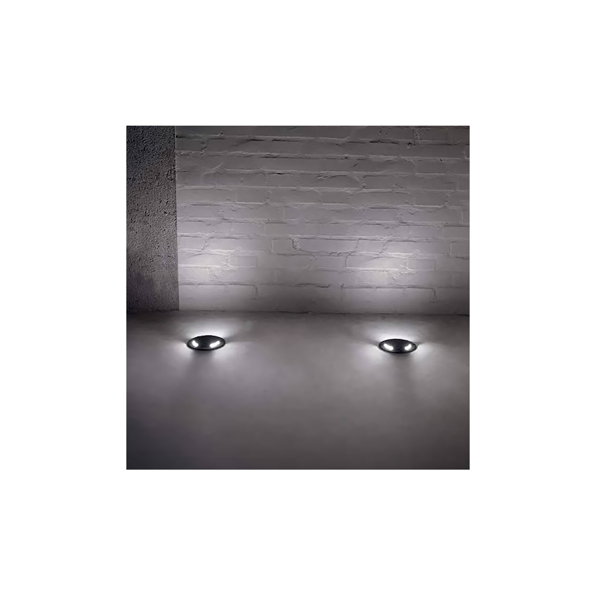 Ideal Lux 120287 - Iluminación LED empotrable de suelo 1xGU10/4,5W/230V IP67