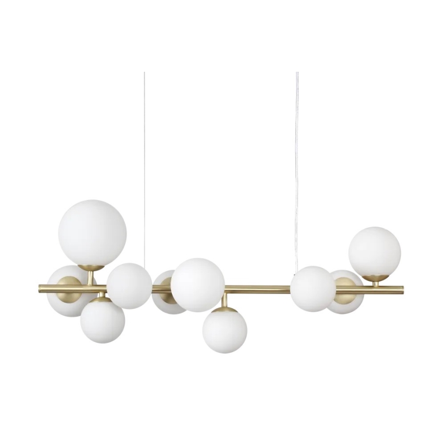 Ideal Lux - Tulipa de repuesto para araña/luminaria/lámpara PERLAGE, diámetro 12 cm, blanca