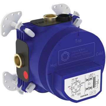 Ideal Standard A1000NU - Cuerpo de instalación para grifería empotrada BUILT-IN azul