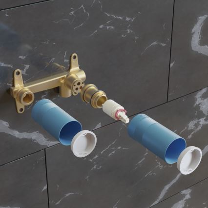 Ideal Standard A1313NU - Cuerpo de instalación para mezclador empotrado de lavabo BUILT-IN azul