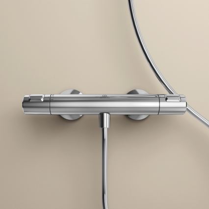 Ideal Standard A7201AA - Grifo termostático de ducha CERATHERM T25, cromo brillante
