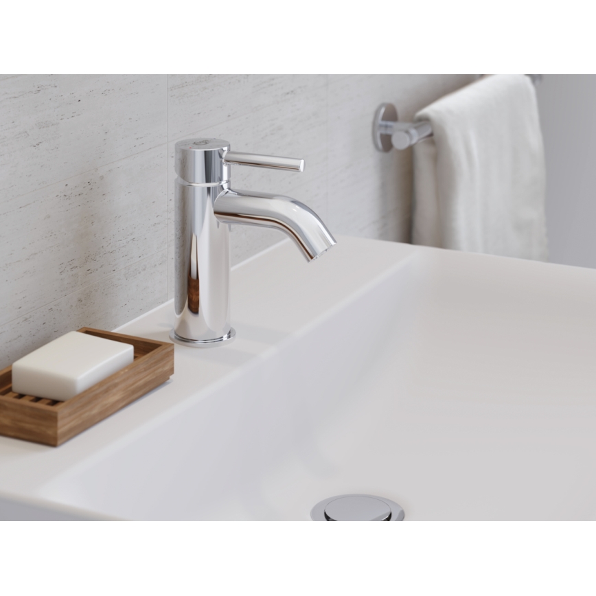 Ideal Standard BC268AA - Grifo para lavabo CERALINE, 14,7 cm, cromo brillante