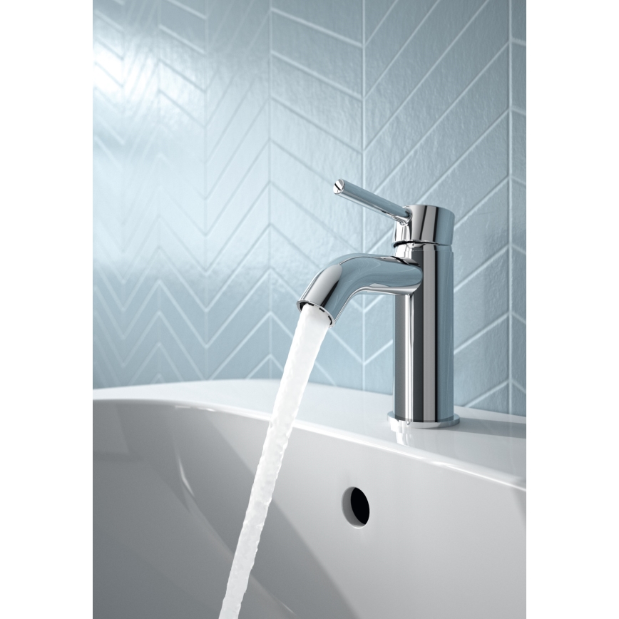 Ideal Standard BC268AA - Grifo para lavabo CERALINE, 14,7 cm, cromo brillante
