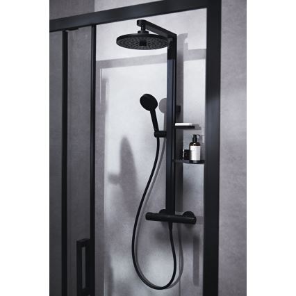 Ideal Standard BD583XG - Juego de ducha con grifería CERATHERM ALU+ negro mate