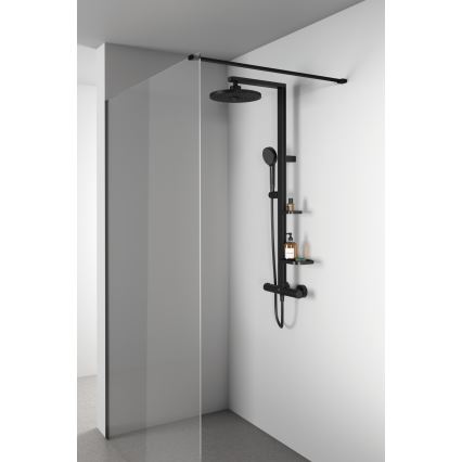 Ideal Standard BD583XG - Juego de ducha con grifería CERATHERM ALU+ negro mate