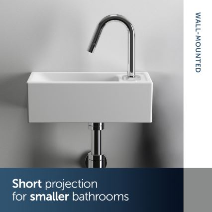 Ideal Standard E211201 - Lavabo suspendido I.LIFE S 37x21 cm cerámica/blanco